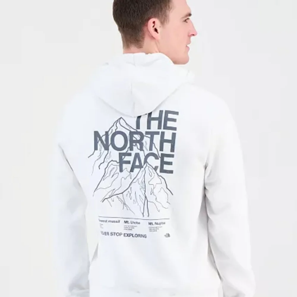 The North Face Mountain Top Hoodie- White‎